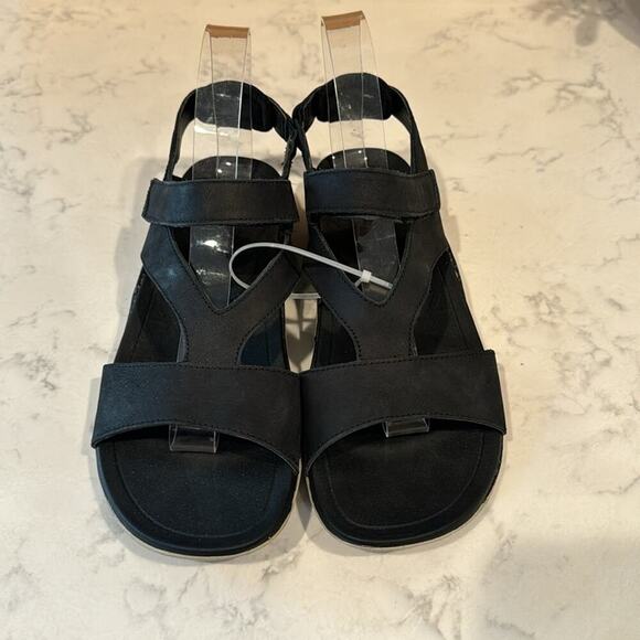 Merrell Trailway Backstrap Leather BLACK gorpcore hiking camping walking size 8 - Picture 3 of 10